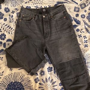 BDG black patchwork jeans